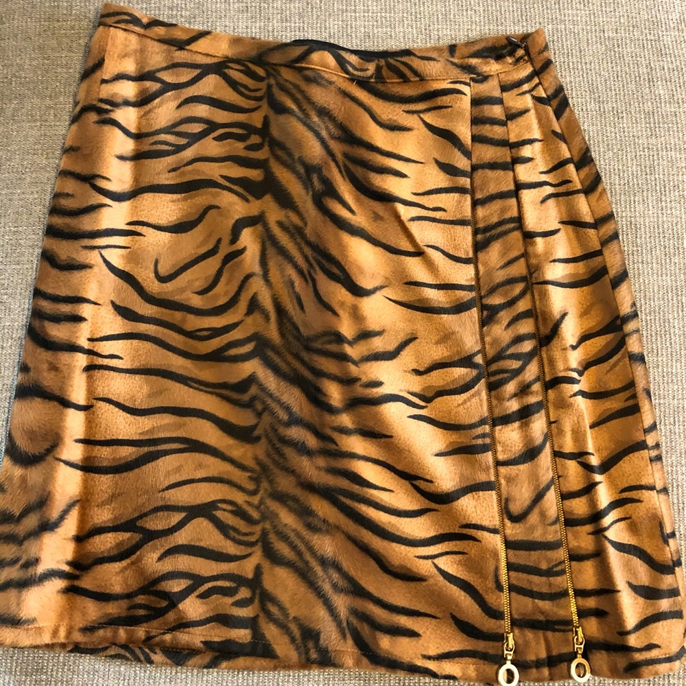 Tiger print Versace skirt vintage
